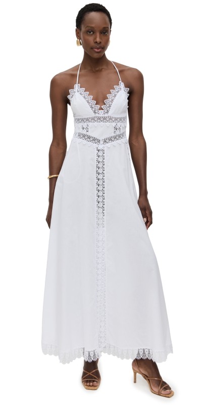 Charo Ruiz Long Dress Imagen White