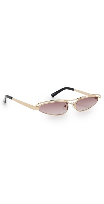 The Attico Attico73 Sunglasses Gold/Black/Purpl