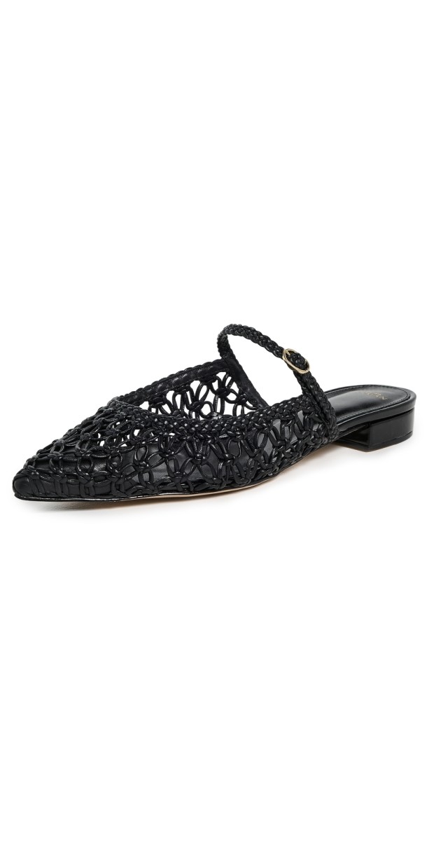 Alexandre Birman Jane Flats Black