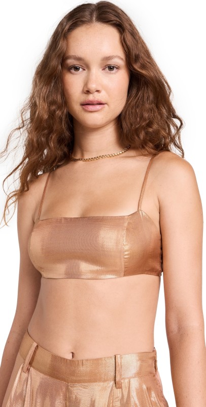 Retrofête Vedra Bra Nude Glitter