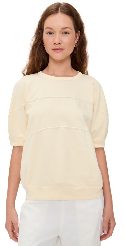Rachel Comey Football Sweatshirt Meringue