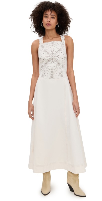 Free People Bali Vienna Maxi Dress Clean Ivory