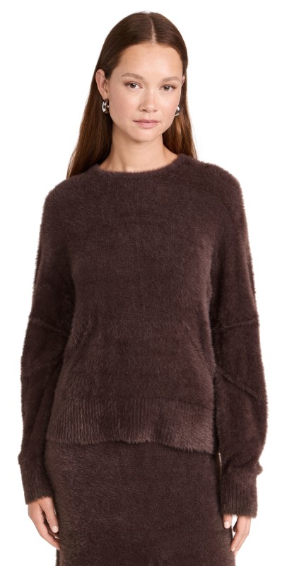 Helmut Lang Apex Ov Crew Sweater Espresso