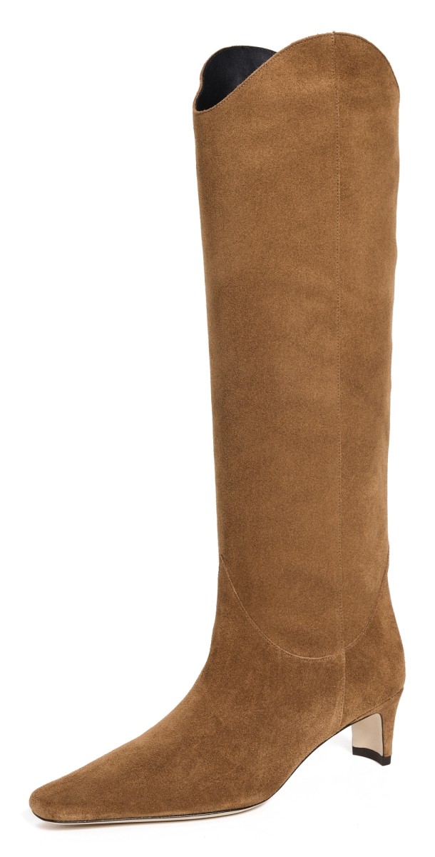 STAUD Western Wally Boots Tan