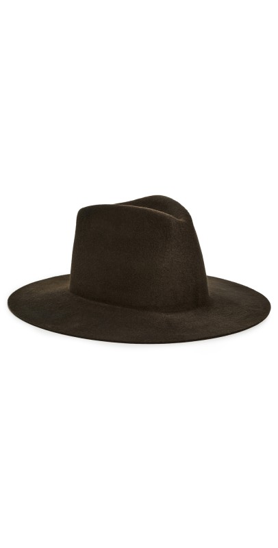 Janessa Leone Kiko Hat Dark Olive