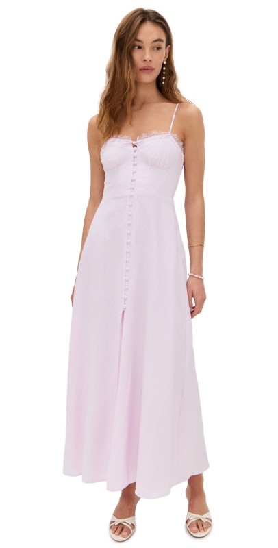 LoveShackFancy Linella Dress Ballerina Pink