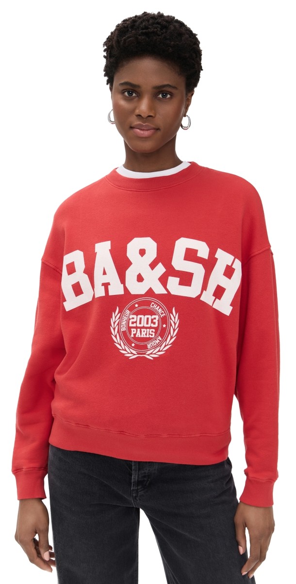 ba & sh Benjamin Sweatshirt Rouge