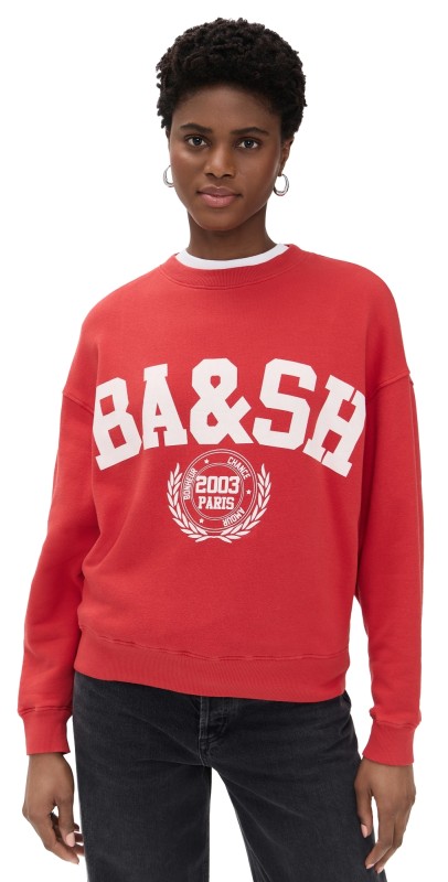 ba & sh Benjamin Sweatshirt Rouge