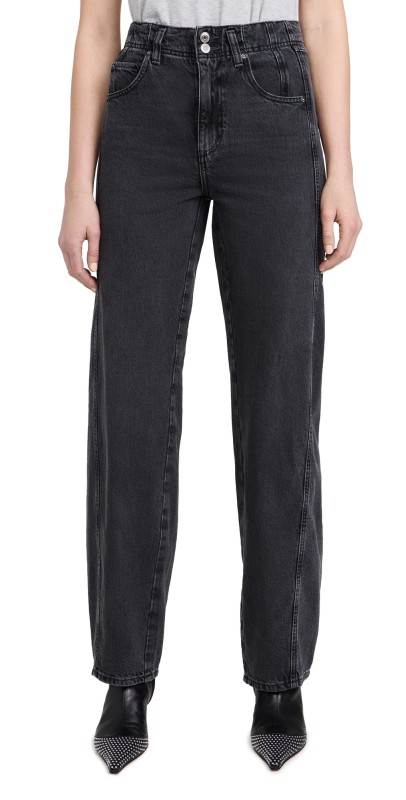 Free People Aster Straight Jeans Asteroid