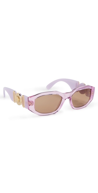 Versace 0VE4361 Sunglasses Transparent Lavender