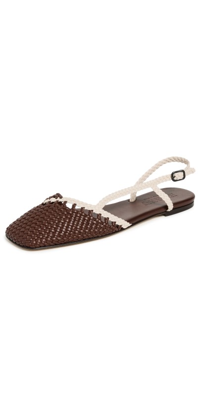Hereu Rondaia Flats Cocoa/Ivory