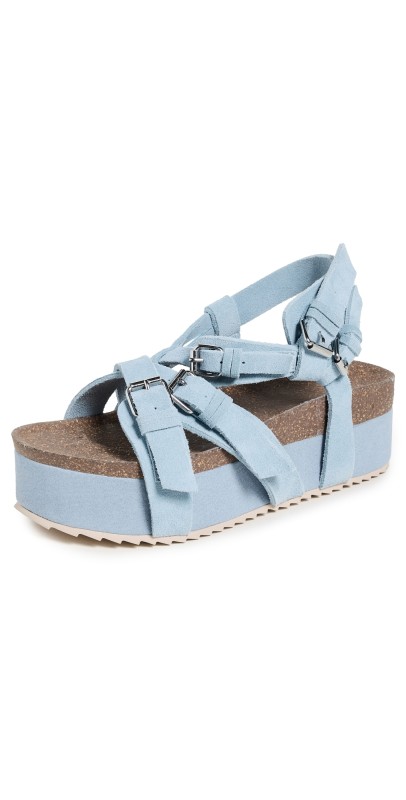R13 Platform Sandals Light Blue