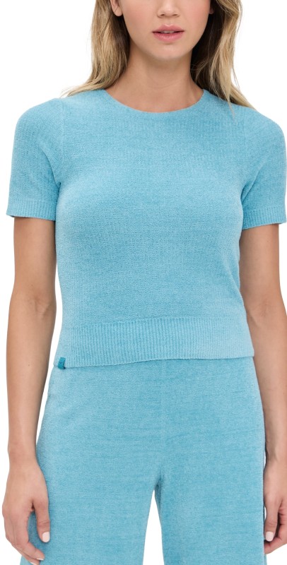 Barefoot Dreams Cozy Chic Ultra Lite Short Sleeve Tee Poolside