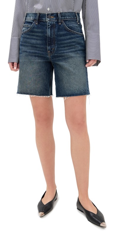 Nili Lotan Russel Denim Shorts Simon Wash