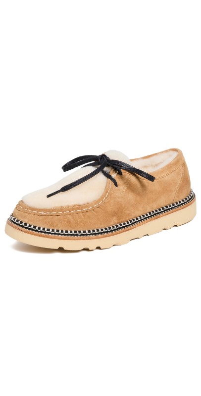 Freda Salvador Willow Wallabee Hazel Suede With Shearling