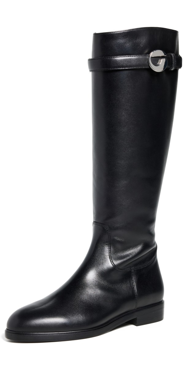 Coperni Cavalier Flat Boots Black