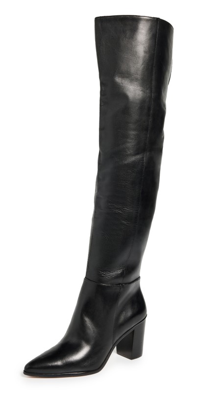Schutz Mikki Block Over The Knee Boots Black
