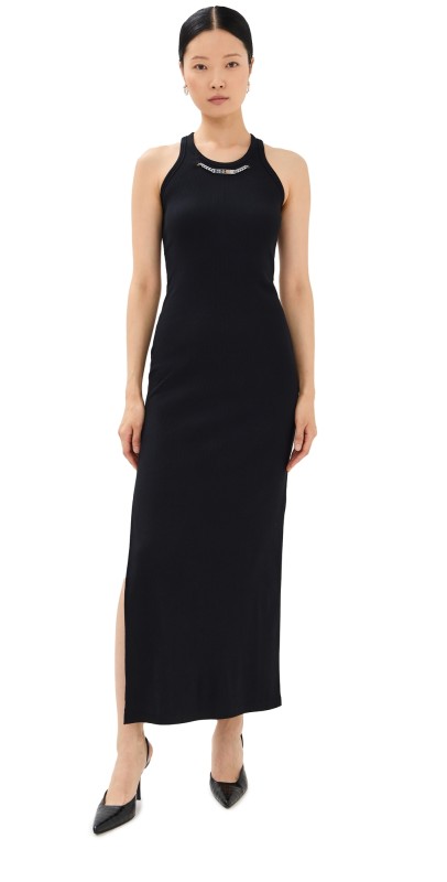 Stella McCartney Chain Tank Dress Black