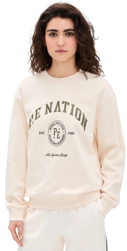P. E NATION Liberty Sweatshirt Whisper White