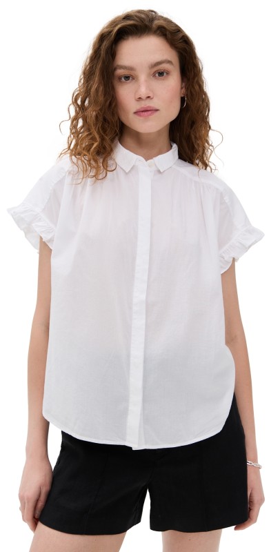 XIRENA Noah Shirt White