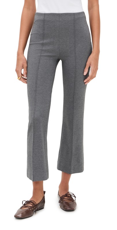 rag & bone Irina Ponte Kick Flare Pants Charcoal