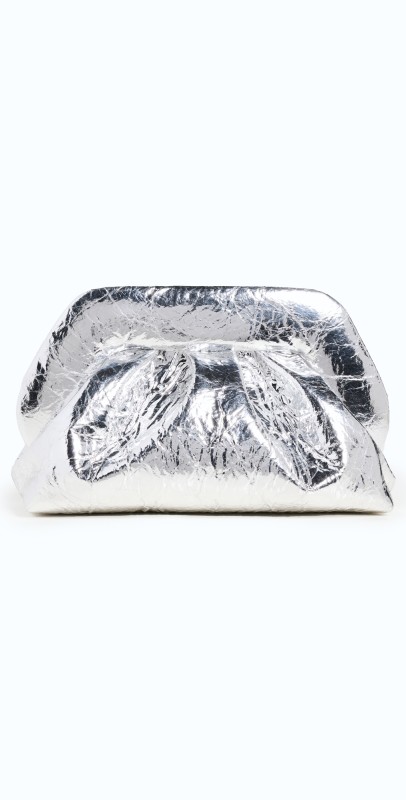 Themoire Tia Pineapple Clutch Tia Pineapple Silver