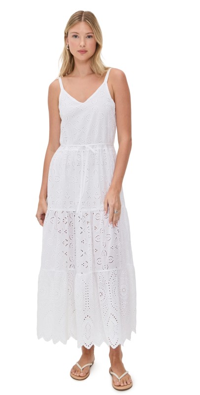 Splendid Wynona Eyelet Dress White