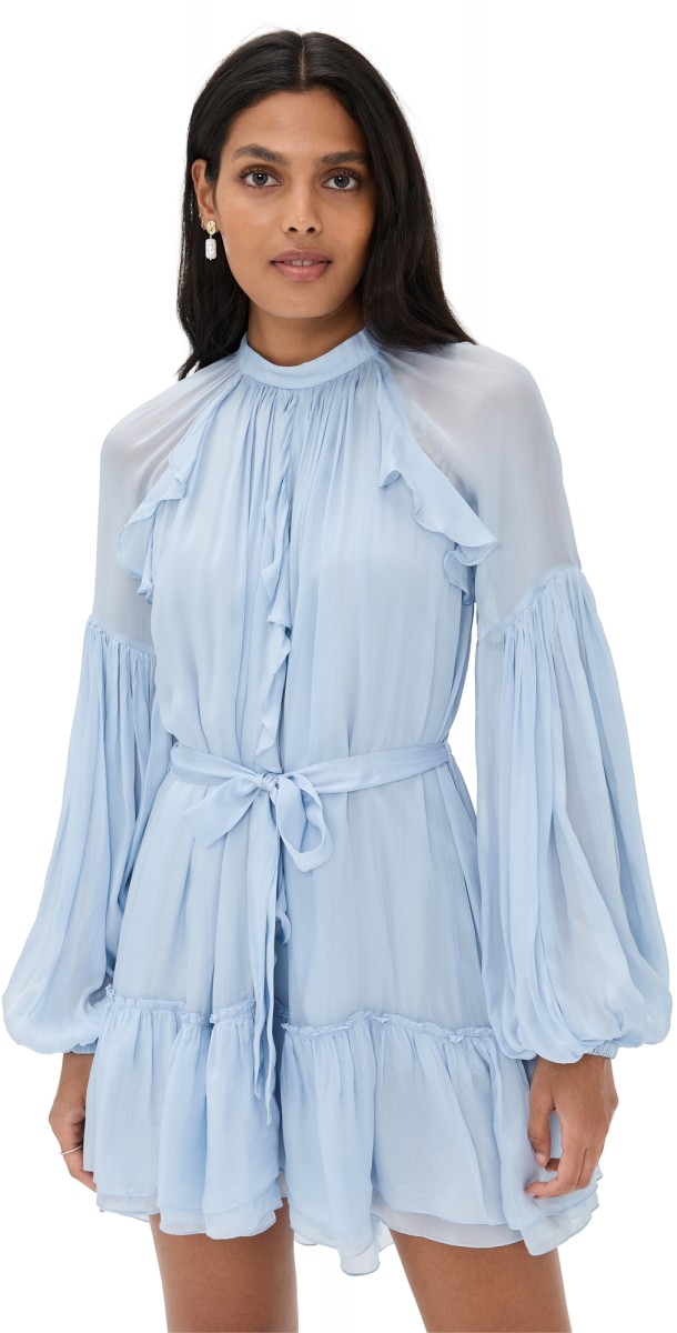 Hemant and Nandita Short Dress Powder Blue