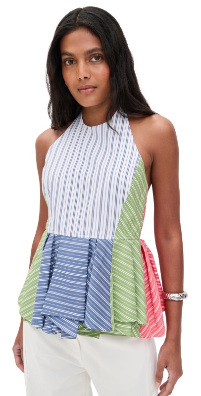 Tanya Taylor Celeste Top White Multi Mix