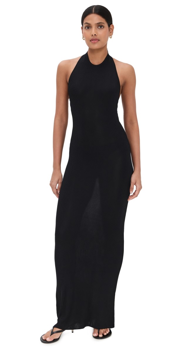 Nili Lotan Gertrude Sweater Dress Black