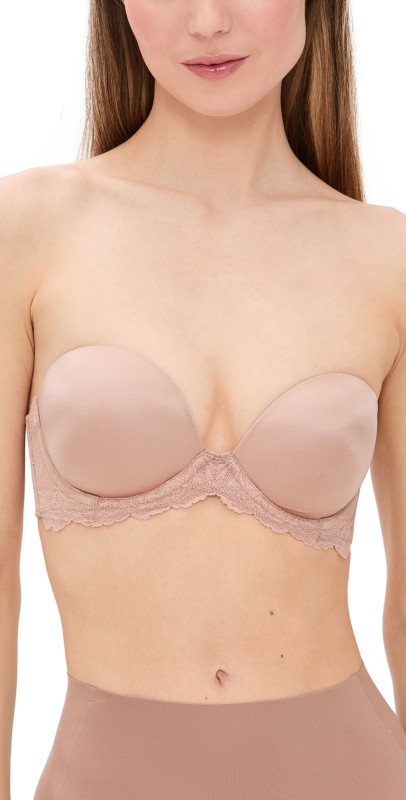 Wacoal Self-Assured Push Up Strapless Bra Black