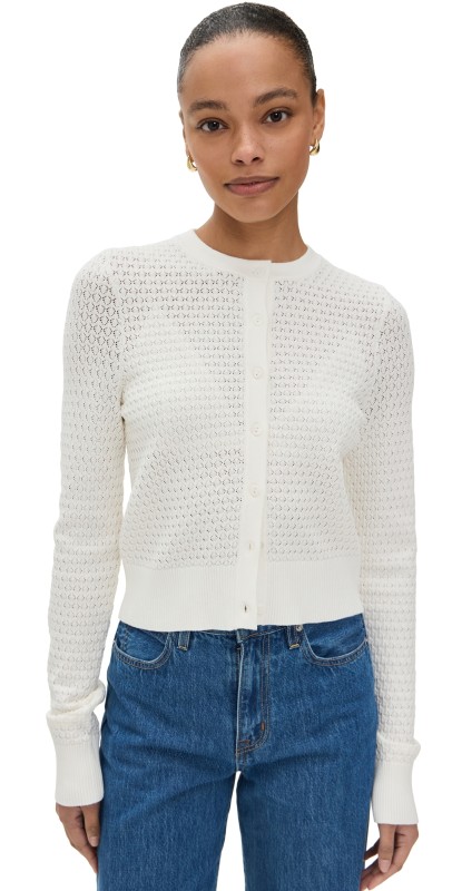 Joe's Jeans The Pointelle Dani Cardigan Milk