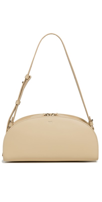 A. P.C. Sac Demi-Lune Shoulder Bag Bap Sahara