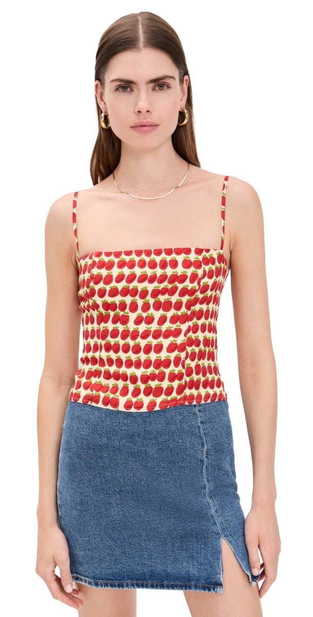 Reformation Overland Top Fresh Tomato