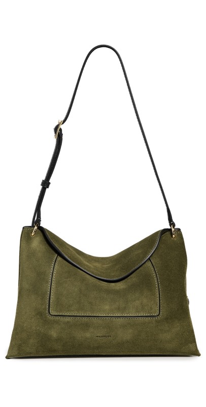 Wandler Penelope Slouch Bag Olive Sued