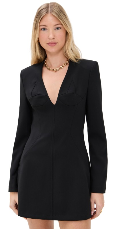 Black Halo Kenna Micro Mini Dress Black