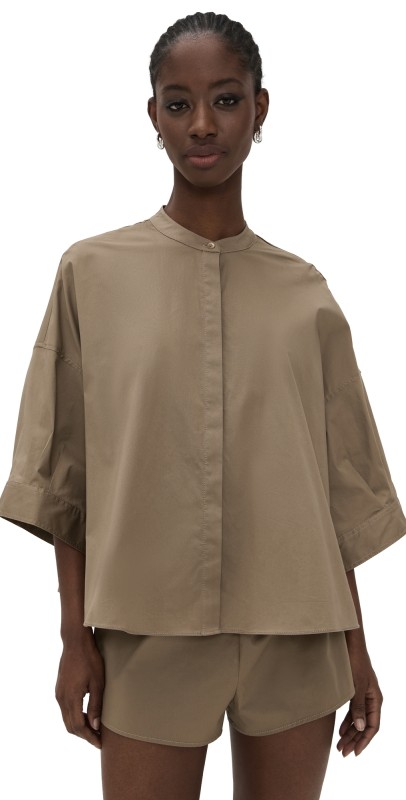 STAUD Enzo Top Taupe