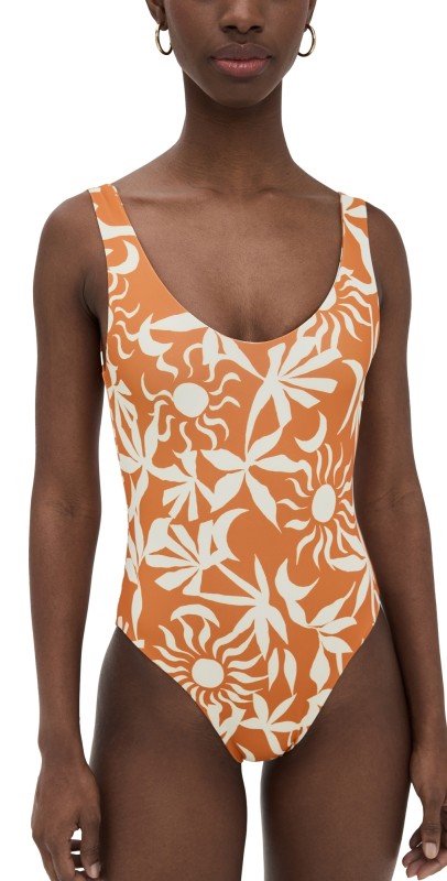 JADE Swim Contour One Piece Bronze Tropica