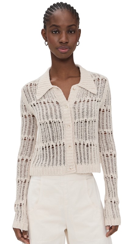 Lee Mathews Polly Cardigan Straw