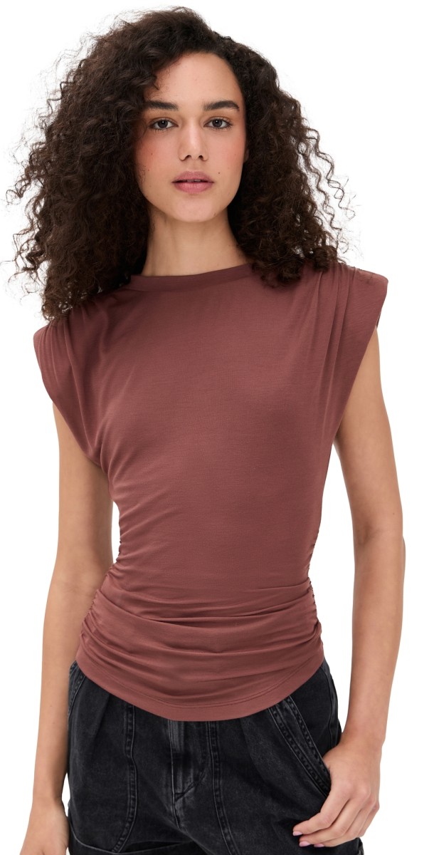 Isabel Marant Étoile Devani Top Burnt Henna