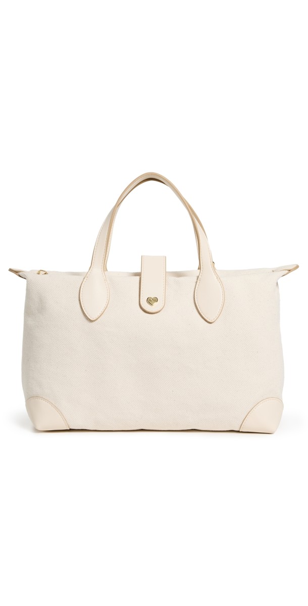 Stoney Clover Lane Medium Pouchette Crossbody Bag Natural