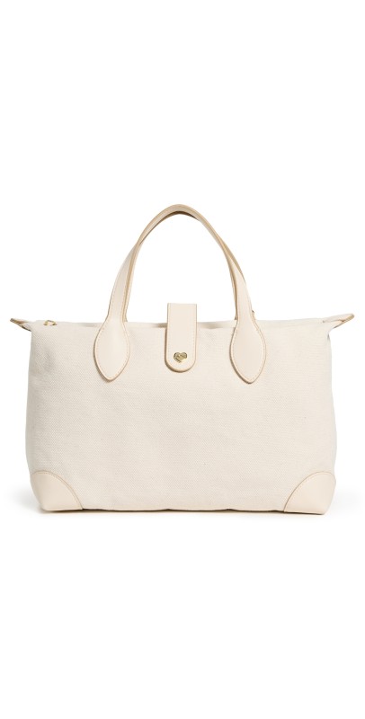 Stoney Clover Lane Medium Pouchette Crossbody Bag Natural