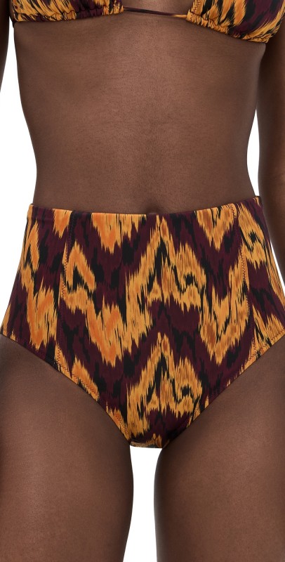 Ulla Johnson Zahara High Waisted Bikini Bottoms Terra