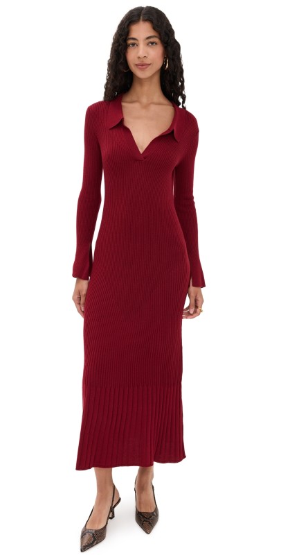 o. p.t Nicole Dress Burgundy