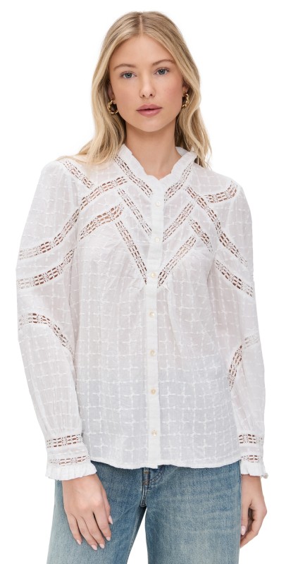 ba & sh Brona Shirt Ecru