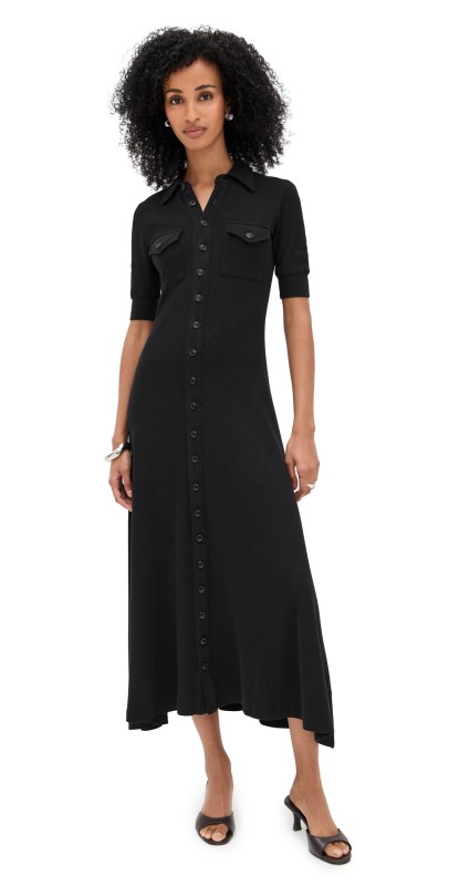 Citizens of Humanity Amina Polo Dress Black