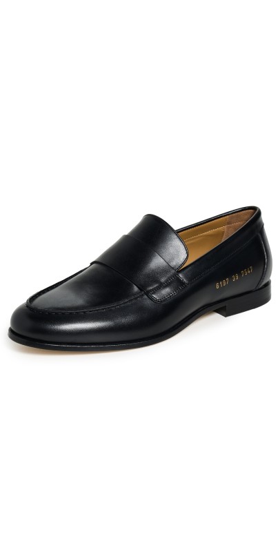 Common Projects Flat Loafers Black