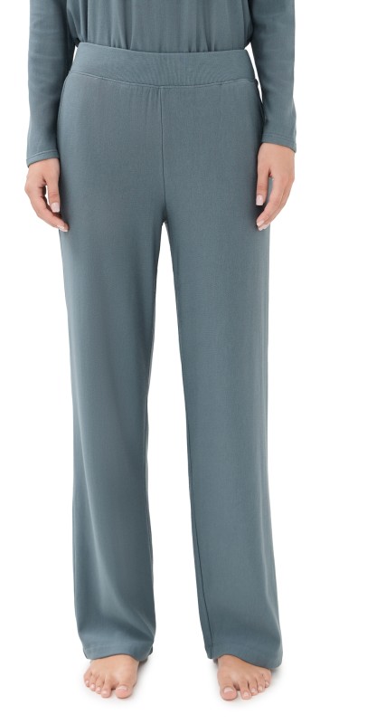 Eberjey Softest Sweats Straight Pants Stone Blue