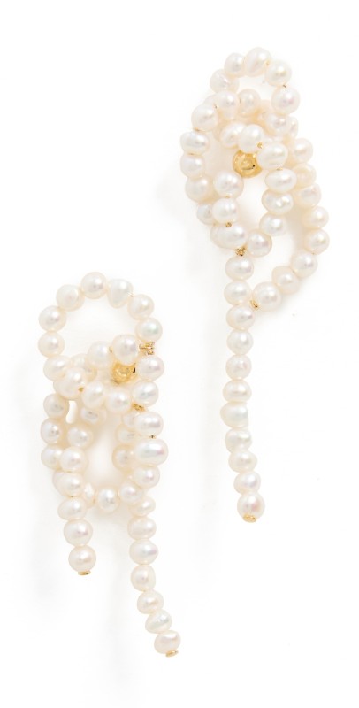 Completedworks The Break Between The Clouds Earrings 18k Gold Plated