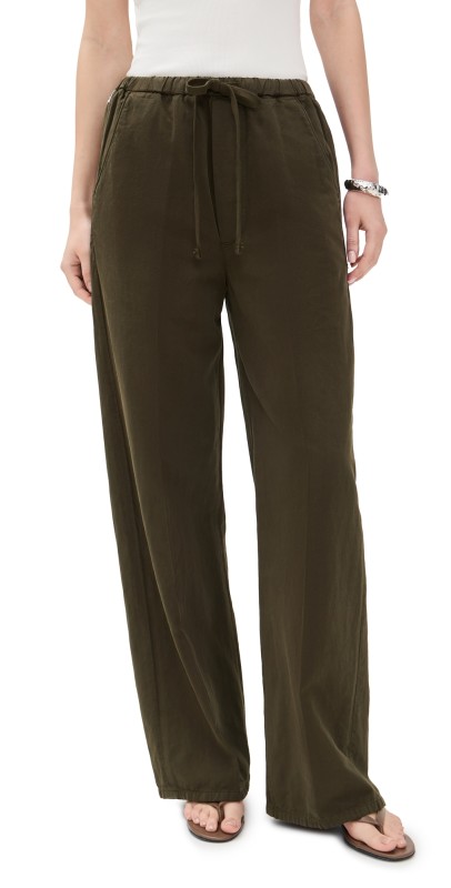 Citizens of Humanity Aurora Pull On Pants Dark Olive